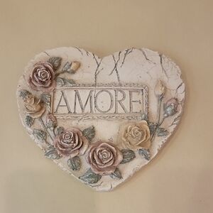 Heart Shaped Amore ("Love") Wall Decor
